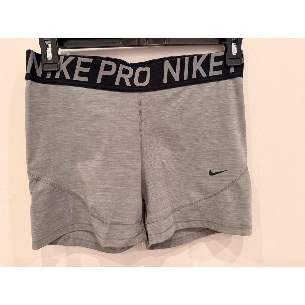 Nike Pro‎ Dri Fit Compression Shorts Womens XXL Grey Athletic Workout Training